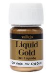 Vallejo 70792 - Old Gold - Kolor metaliczny na bazie alkoholu (35ml)